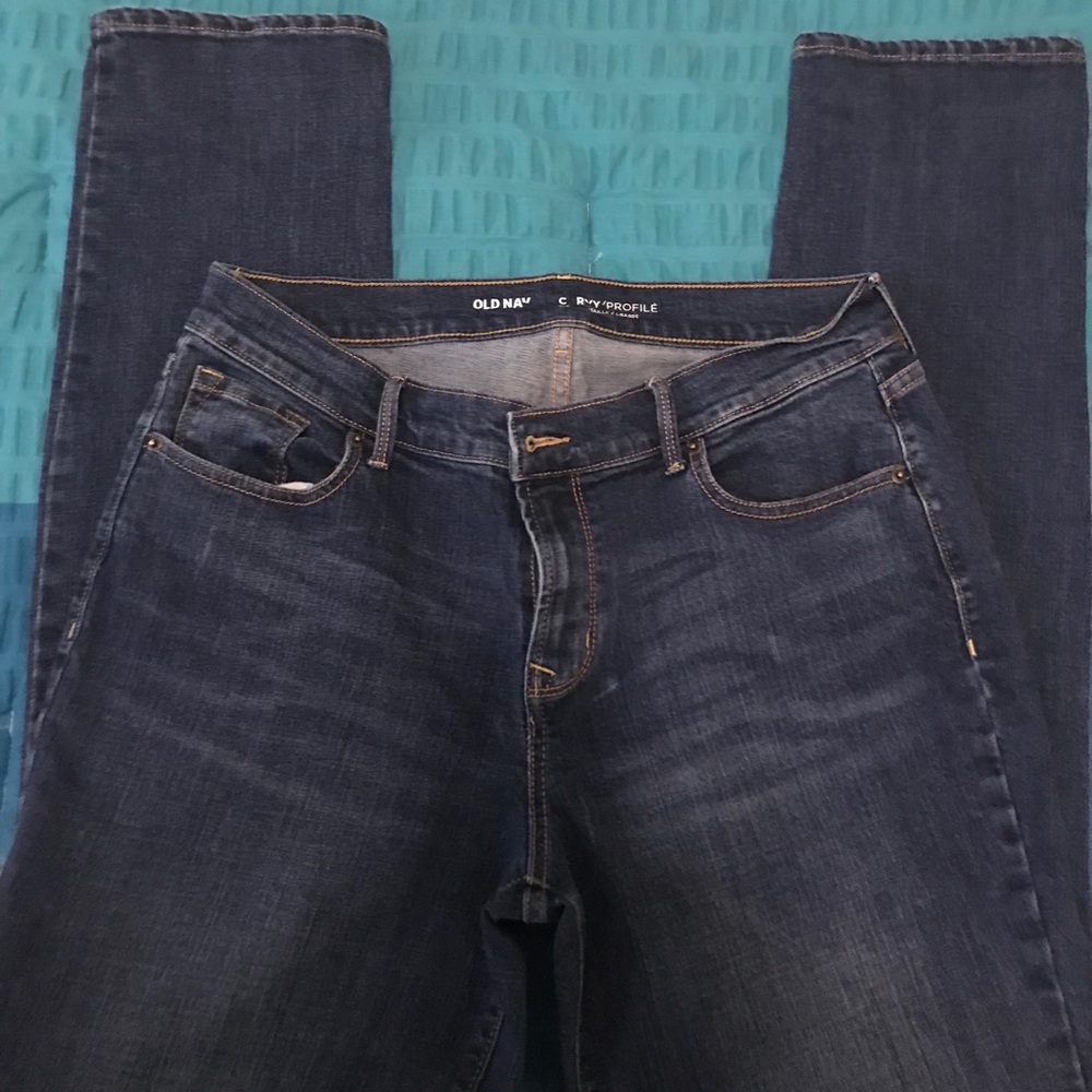 🔴Old Navy Curvy Straight leg jeans, Sz 10